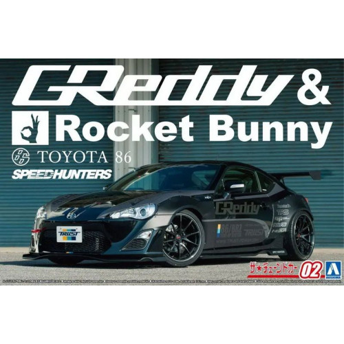 1:24 Сборная модель Toyota GT86, '12, GReddy&Rocket Bunny, Volk Racing Ver.