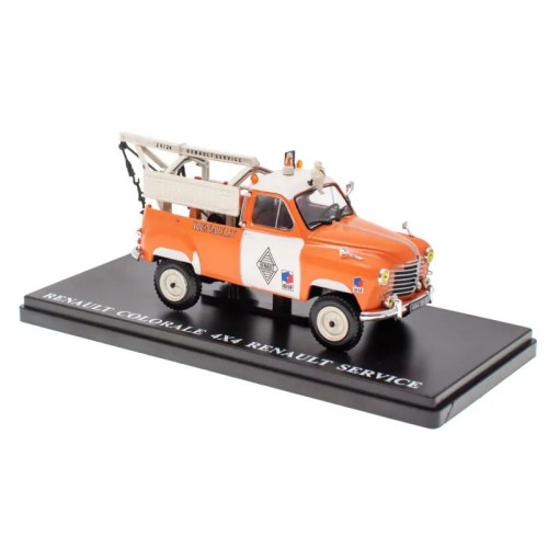 1:43 Масштабная модель эвакуатор RENAULT Colorale 4x4 "Renault service" 1956 Orange