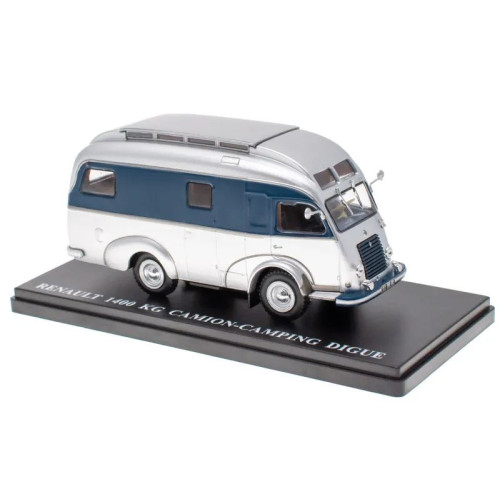 1:43 Масштабная модель RENAULT 1400 kg Camion-Camping Digue кемпер 1951 Silver/Blue