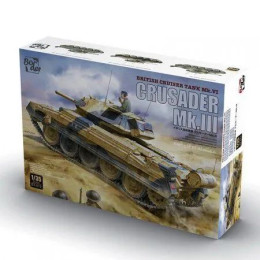 1:35 Сборная модель British cruiser tank, crusader MKIII