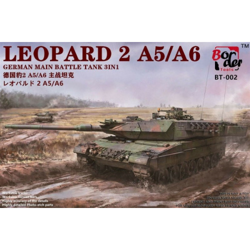 1:35 Сборная модель Танк Leopard 2A5/A6