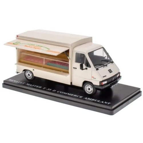 1:43 Масштабная модель RENAULT Master T 35 D Commerce Ambulant (автолавка) 1986 Cream