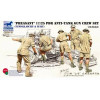 1:35 Сборная модель Pheasant 17/25 pdr Anti-tank Gun Crew Set (Tunisia, Sicily&Italy)