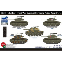 1:35 Сборная модель M-24 Chaffee (Post-War Version) Service In Asian Army force