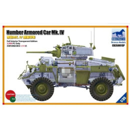 1:35 Сборная модель Humber Armored Car Mk. IV (Full Interior Transparent Edition)