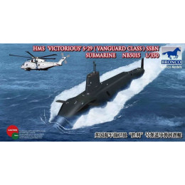 1:350 Сборная модель HMS Victorius S-29 (Vanguard Class) SSBN Submarine