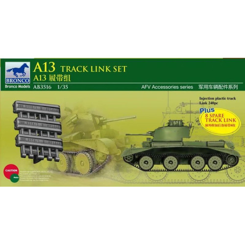 1:35 Сборная модель A13 Cruiser Tank Track Link Set