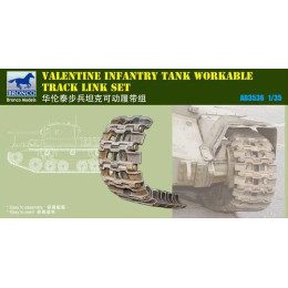 1:35 Сборная модель Valentine Infantry Tank Workable Track link Set