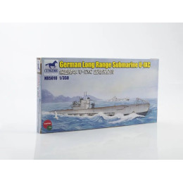 1:350 Сборная модель German Long Range Submarine Type U-IXC