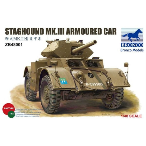 1:48 Сборная модель Staghound MK.III Armoured Car