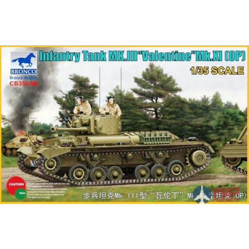 1:35 Сборная модель Infantry Tank Mk. III Valentine Mk. XI (OP)