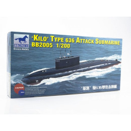 1:200 Сборная модель Kilo Type 636 Attack Submarine