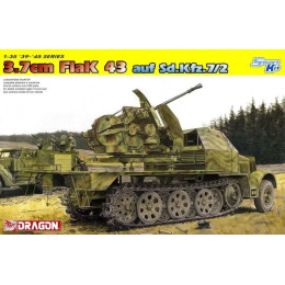 1:35 Сборная модель 3.7cm FlaK 43 auf Sd.Kfz.7/2