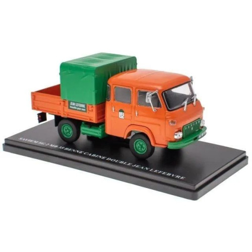 1:43 Масштабная модель RENAULT SAVIEM SG 2 MB 35 грузовик с двойной кабиной "Jean Lefebvre" 1970 Orange/Green