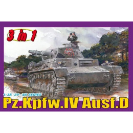 1:35 Сборная модель Pz.Kpfw.IV Ausf.D (3 IN 1)