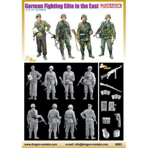 1:35 Сборная модель GERMAN FIGHTING ELITE IN THE EAST