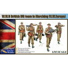 1:35 Сборная модель W.W.II British MG Team Marching