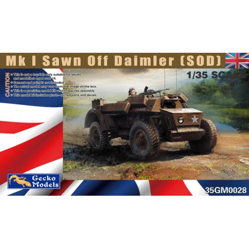 1:35 Сборная модель Mk 1 Sawn Off Daimler (SOD)