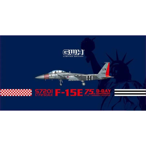 1:72 Сборная модель Самолет Usaf F-15E D-Day 75th Anniversary