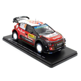 1:24 Масштабная модель CITROEN C3 WRC #10 "Citroen Total WRT" Loeb/Elena Winner Rally Catalunya 2018