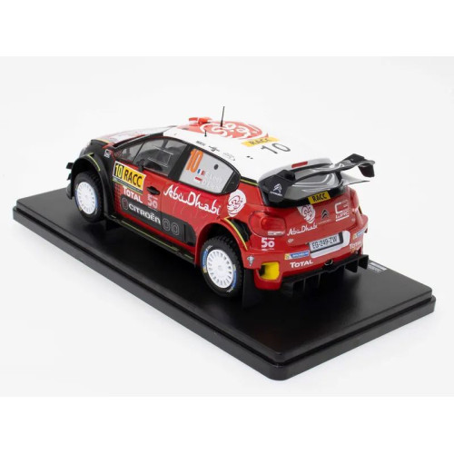 1:24 Масштабная модель CITROEN C3 WRC #10 "Citroen Total WRT" Loeb/Elena Winner Rally Catalunya 2018