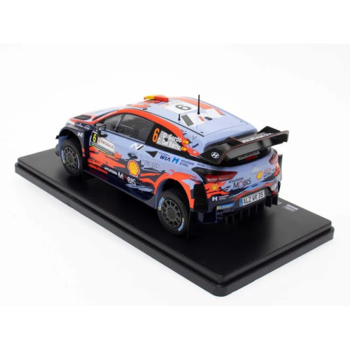 1:24 Масштабная модель HYUNDAI i20 WRC #6 "Hyundai Shell Mobis WRT" Sordo/Del Barrio Winner Rally Sardegna 2019