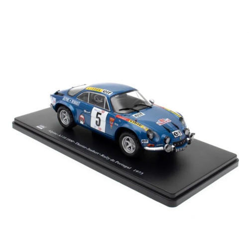 1:24 Масштабная модель ALPINE RENAULT A110 1800 #5 "Alpine Renault" Therier/Jaubert Winner Rally Portugal 1973