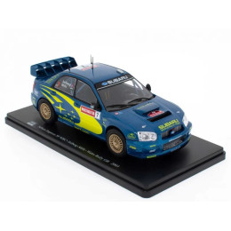 1:24 Масштабная модель SUBARU Impreza S9 WRC #7 "555 Subaru WRT" Solberg/Mills Winner Rally Wales Чемпион мира 2003