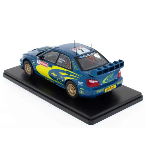 1:24 Масштабная модель SUBARU Impreza S9 WRC #7 "555 Subaru WRT" Solberg/Mills Winner Rally Wales Чемпион мира 2003