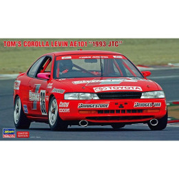 1:24 Сборная модель Автомобиль Tom's Corolla Levin AE101 "1993 JTC"