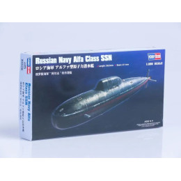 1:350 Сборная модель Подводная лодка Russian Navy Alfa Class SSN