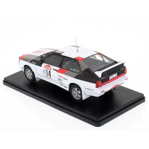 1:24 Масштабная модель AUDI Quattro A1 #14 "Audi Sport" Mouton/Pons Winner Rally San Remo 1981