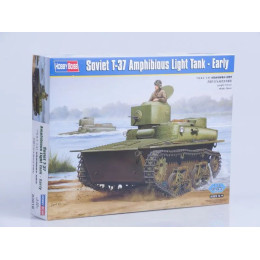 1:35 Сборная модель Танк Soviet T-37 Amphibious Light Tank - Early