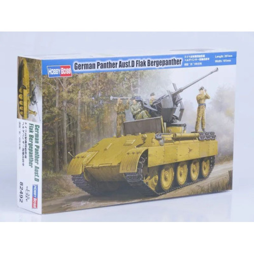 1:35 Сборная модель Танк German Panther asuf.D Flak Bergepanther