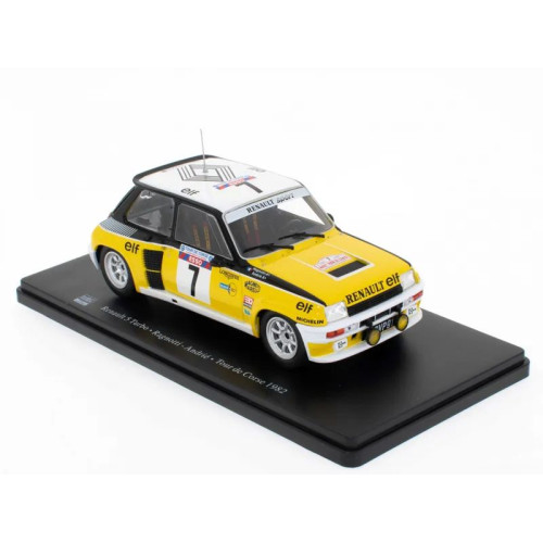 1:24 Масштабная модель RENAULT 5 Turbo #7 "Renault Elf" Ragnotti/Andrie Winner Tour de Corse 1982