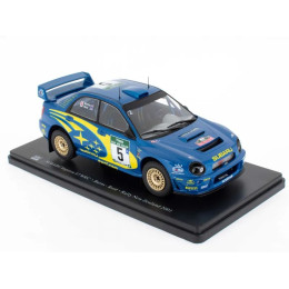 1:24 Масштабная модель SUBARU Impreza S7 WRC #5 "Subaru WRT" Burns/Reid Winner Rally New Zealand Чемпион мира 2001