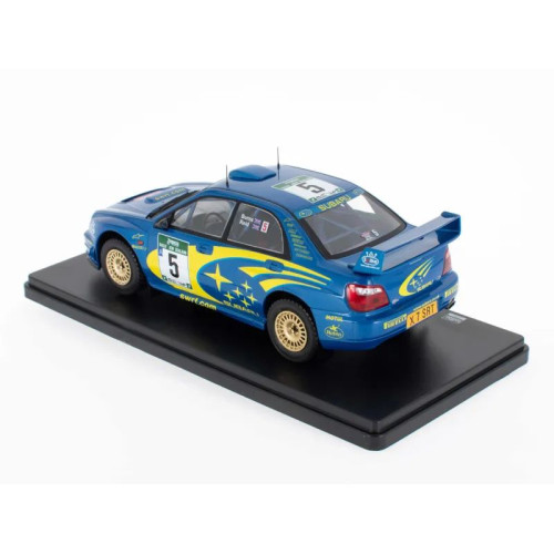 1:24 Масштабная модель SUBARU Impreza S7 WRC #5 "Subaru WRT" Burns/Reid Winner Rally New Zealand Чемпион мира 2001