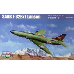 1:48 Сборная модель Самолет SAAB J-32B/E Lansen