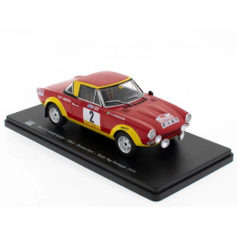 1:24 Масштабная модель FIAT 124 Abarth Spider #2 "Olio Fiat" Pinto/Bernacchini Winner Rally Portugal 1974