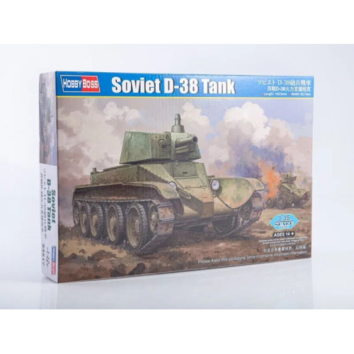 1:35 Сборная модель Советский танк Д-38