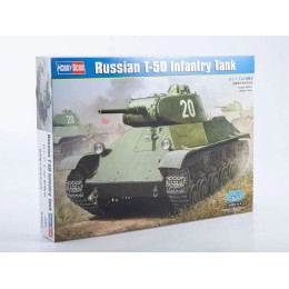 1:35 Сборная модель Танк Russian T-50 Infantry Tank