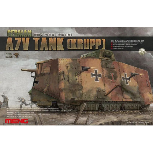 1:35 Сборная модель Танк German A7V Tank (Krupp)