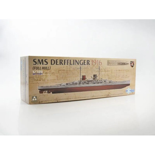 1:700 Сборная модель SMS derfflinger 1916 (full hull)