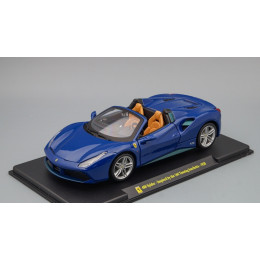 1:24 Масштабная модель FERRARI 488 Spider Inspired by the 166 Touring Barchetta (1950), blue