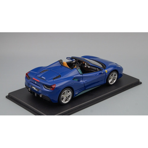 1:24 Масштабная модель FERRARI 488 Spider Inspired by the 166 Touring Barchetta (1950), blue