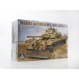 1:35 Сборная модель M60A1 w/ERA & M9 Bulldozer