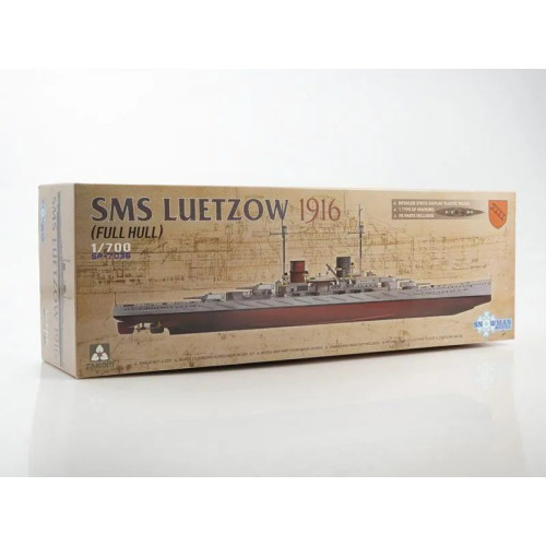 1:700 Сборная модель SMS Luetzow 1916 (Full Hull)