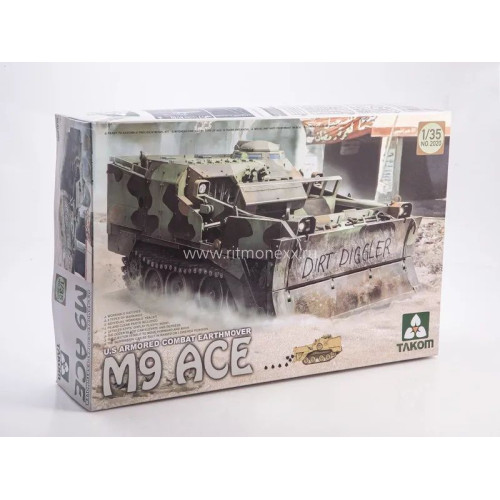 1:35 Сборная модель U.S. Armored Combat Earthmover M9 ACE