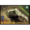 1:35 Сборная модель French heavy tank St.Chamond Late type