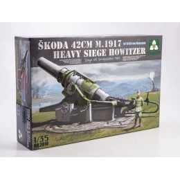 1:35 Сборная модель Skoda 42cm M.1917 Heavy Siege Howitzer